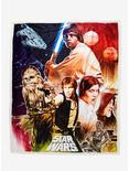 Star Wars: A New Hope Poster Sherpa Throw Blanket, , hi-res