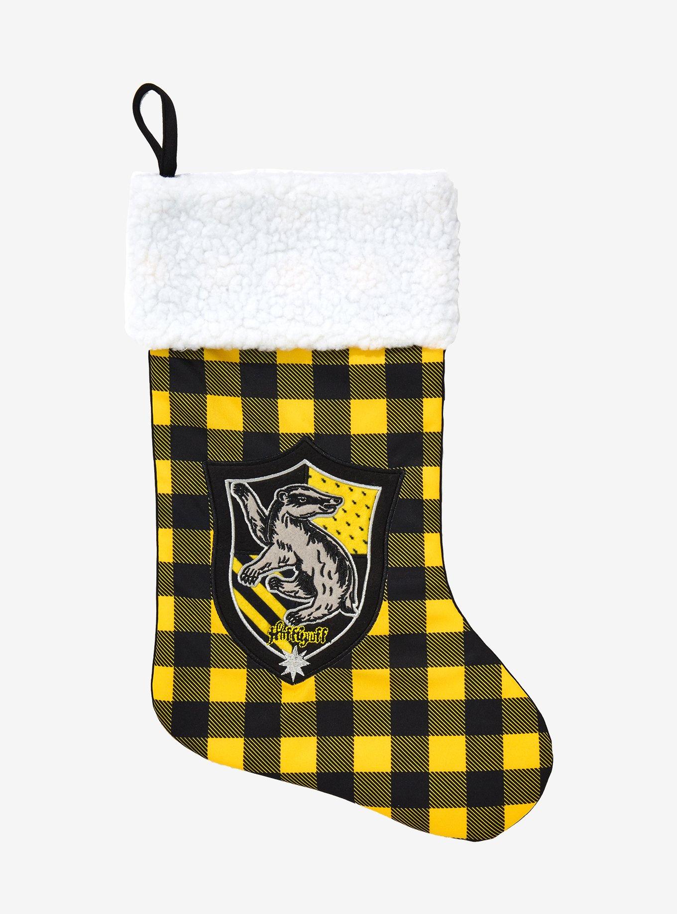 Harry Potter Hufflepuff Plaid Stocking, , hi-res