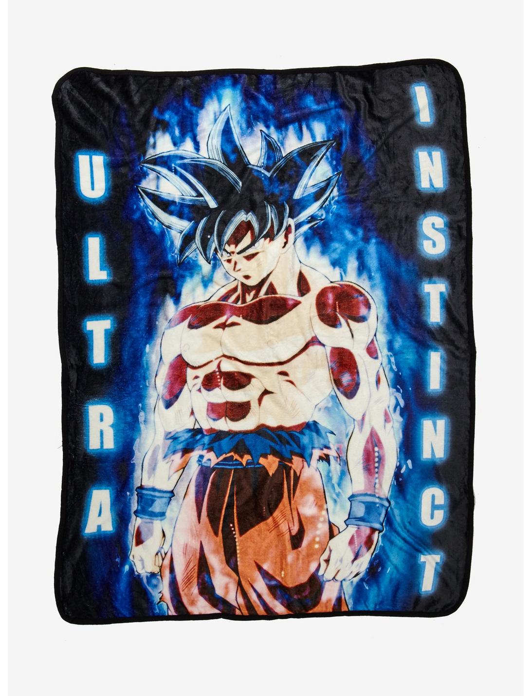 Dragon Ball Z Ultra Instinct Goku Throw Blanket, , hi-res