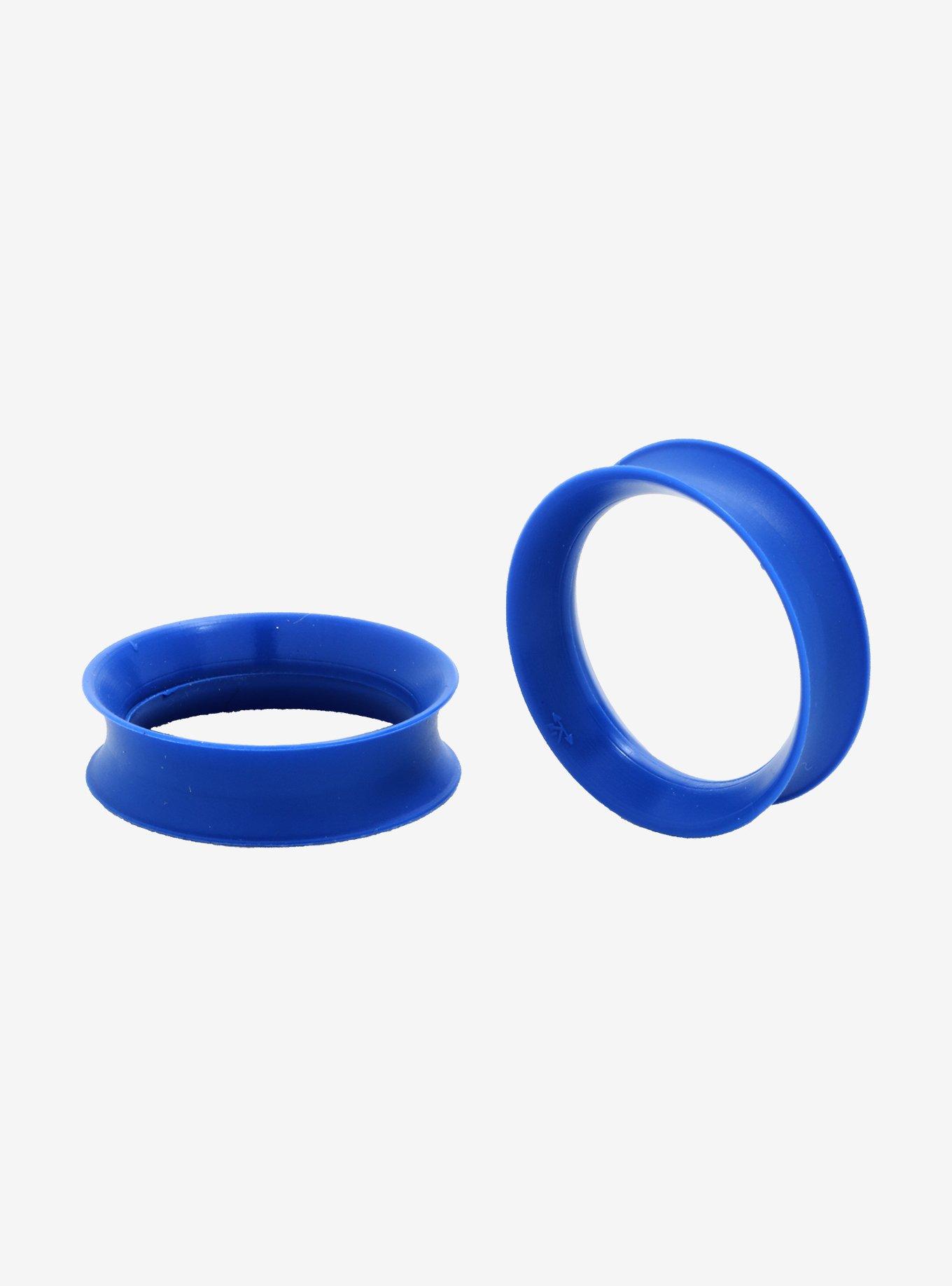 Kaos Softwear Sky Blue Earskin Eyelet Plug 2 Pack, BLUE, hi-res