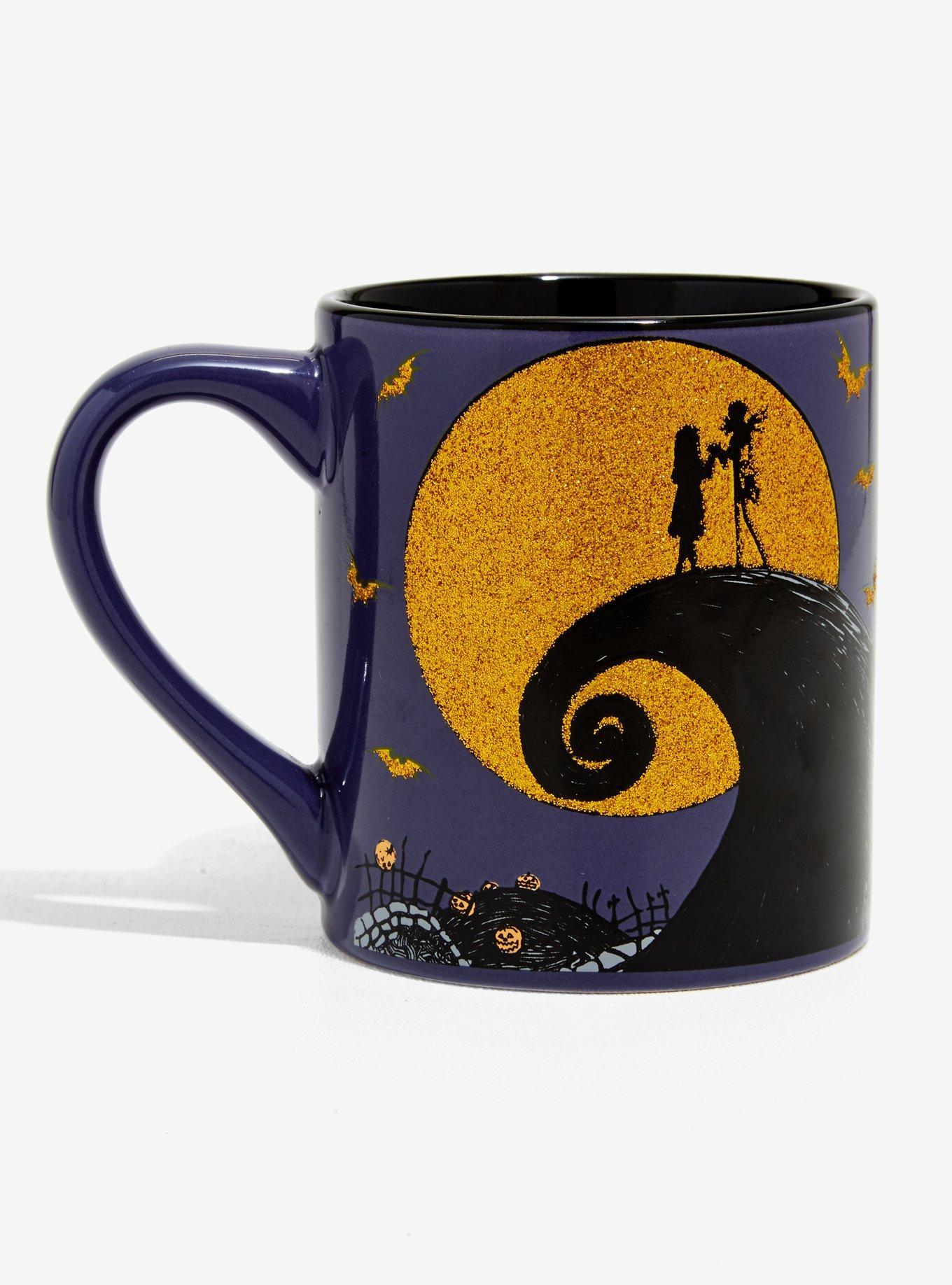 The Nightmare Before Christmas Jack & Sally Glitter Mug, , hi-res