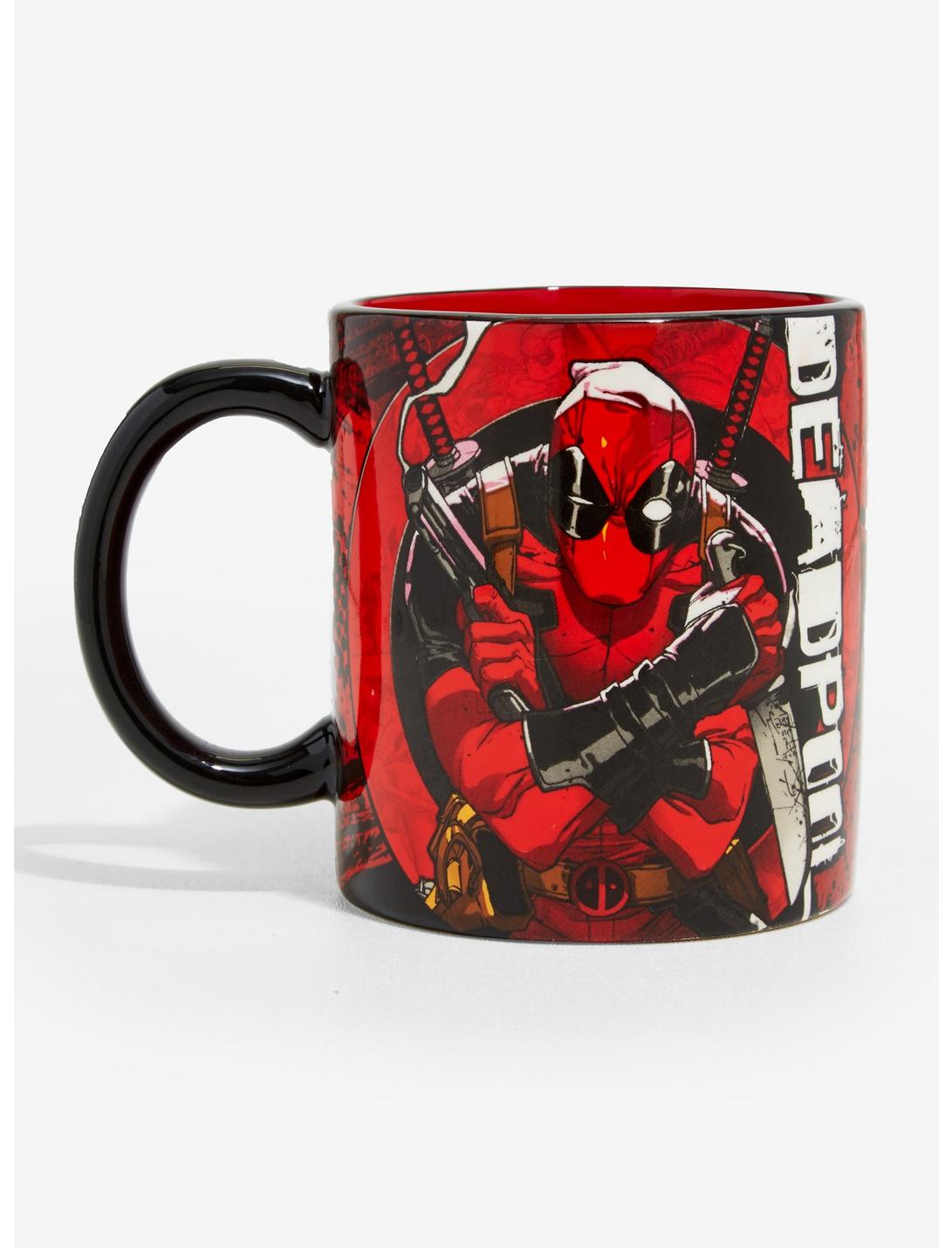 Marvel Deadpool Face Spinner Mug, , hi-res