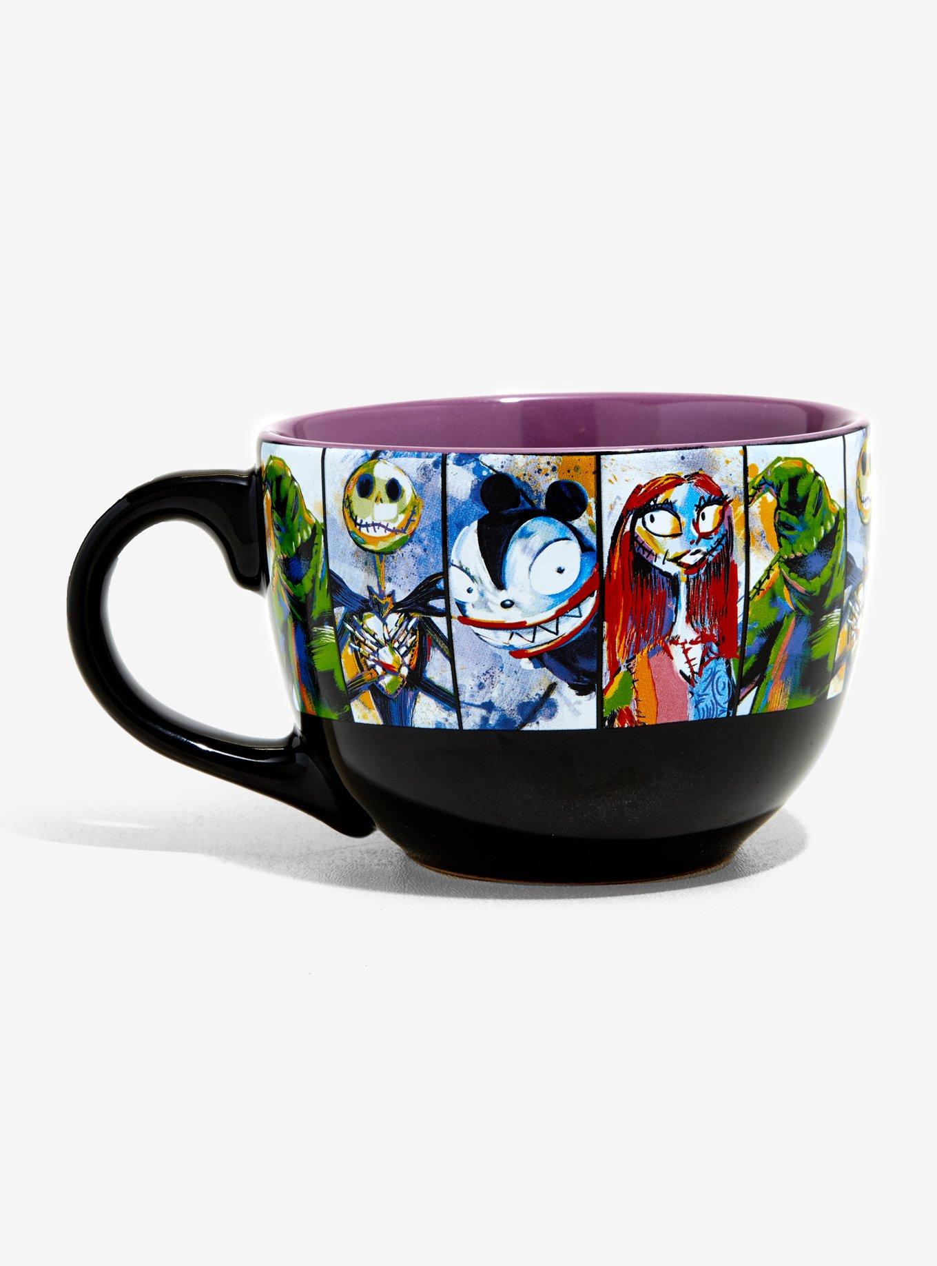 The Nightmare Before Christmas Watercolor Portrait Soup Mug, , hi-res