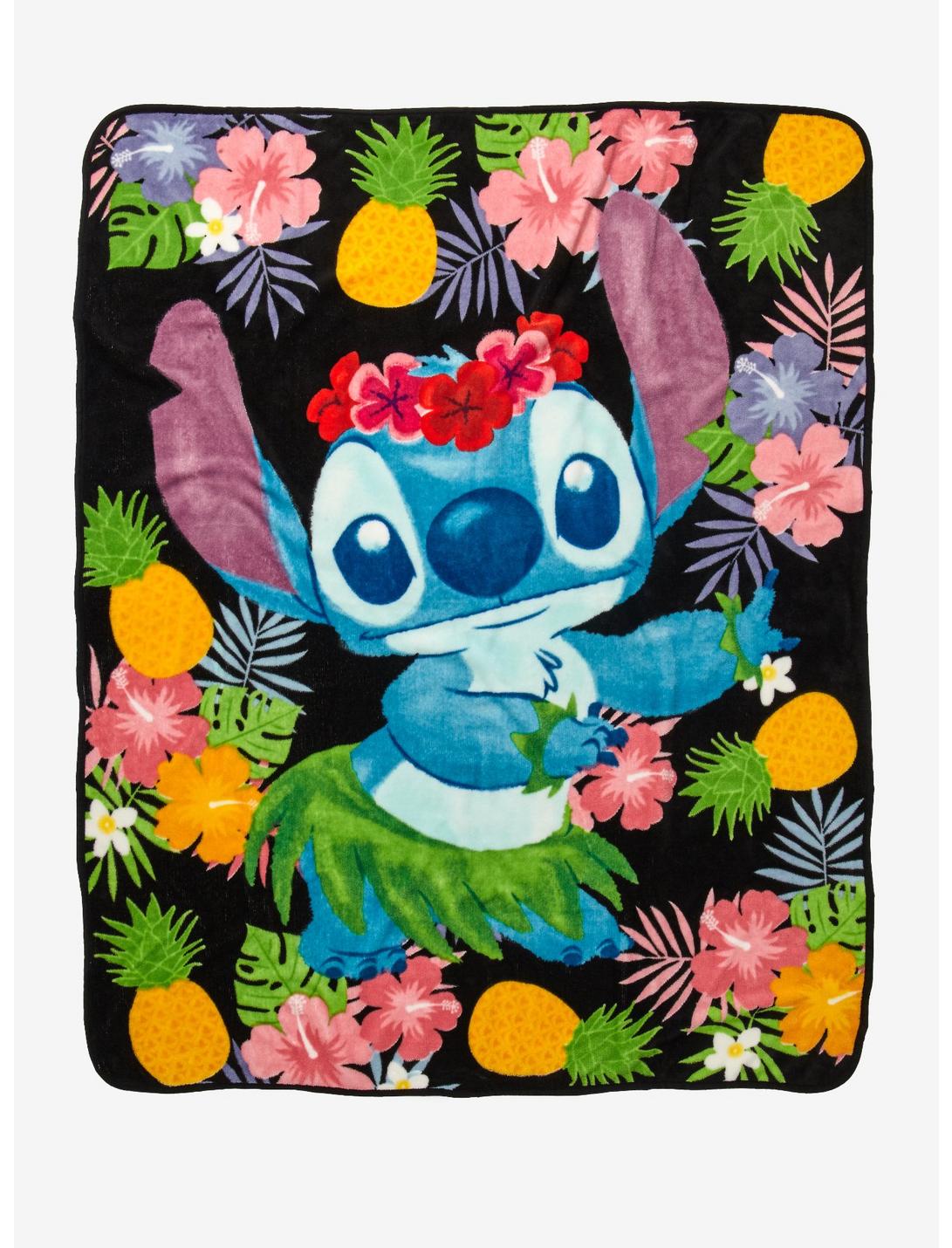 Disney Lilo & Stitch Hula Stitch Throw Blanket, , hi-res