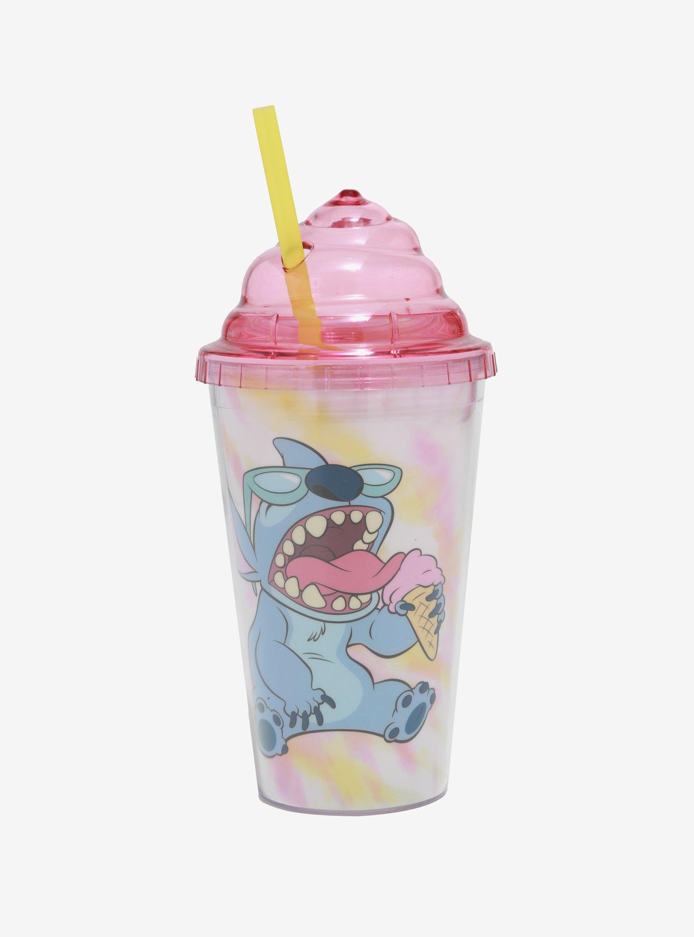 Hot Topic Disney Lilo & Stitch Stitch Jamming Acrylic Travel Cup