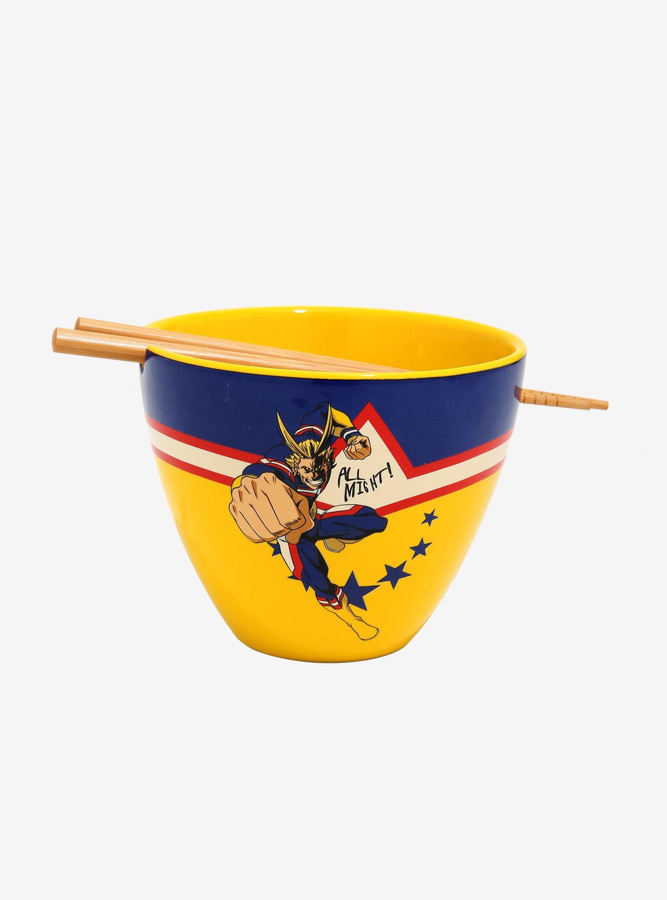 My Hero Academia All Might Ramen Bowl With Chopsticks, , hi-res