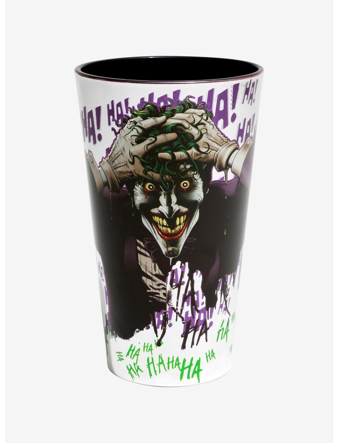 DC Comics The Joker Electroplated Glass Tumbler, , hi-res
