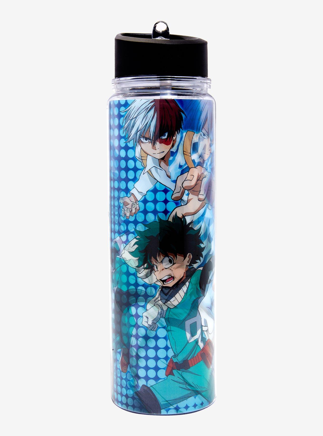 My Hero Academia Edelstahl Wasserflasche – 450 Ml, 17 Cm Hoch, Offizielles Fan-Merchandise Von Flashpoint Germany