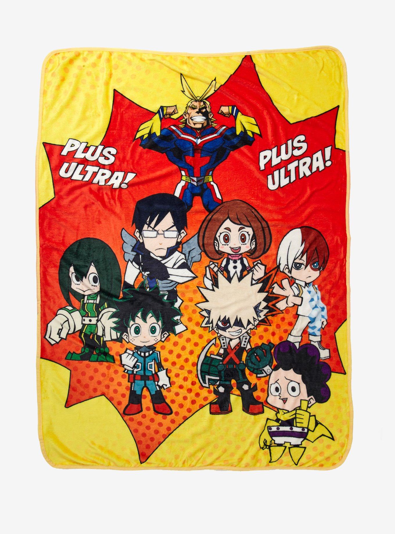 My Hero Academia Chibi Group Throw Blanket Hot Topic