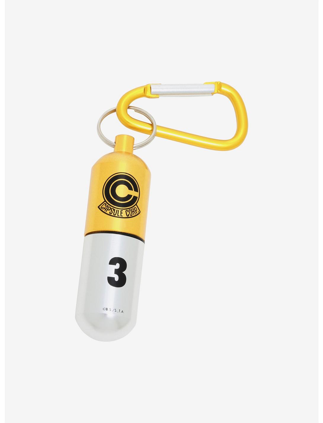 Dragon Ball Z Capsule Corp Yellow Key Chain Hot Topic Exclusive, , hi-res