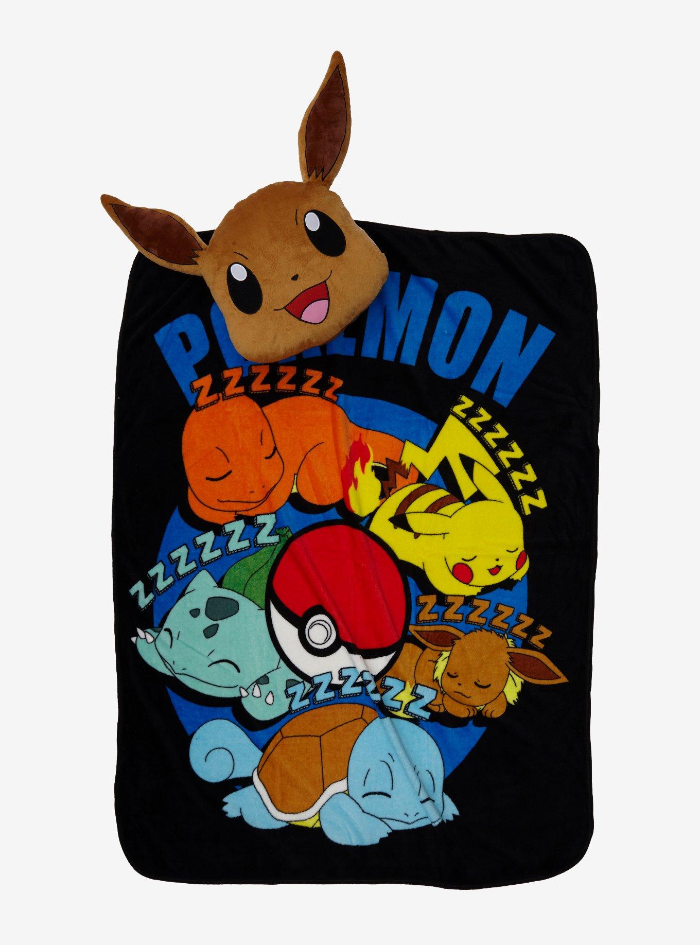 Pokemon Eevee Pillow Throw Blanket Set Hot Topic