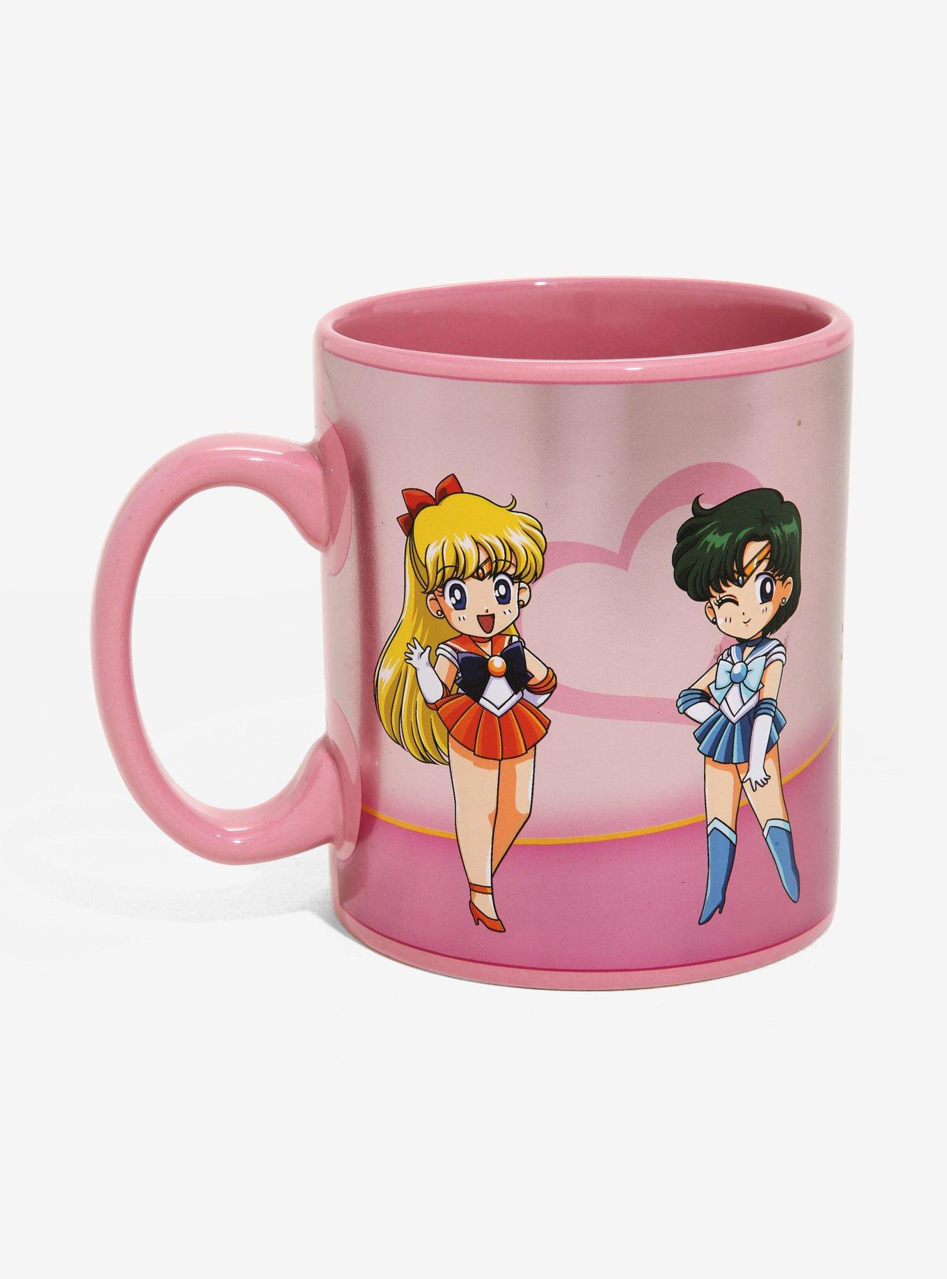 Sailor Moon Chibi Guardians Mug With Lid, , hi-res