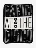 Panic! At The Disco Block Logo Plush Throw Blanket, , hi-res