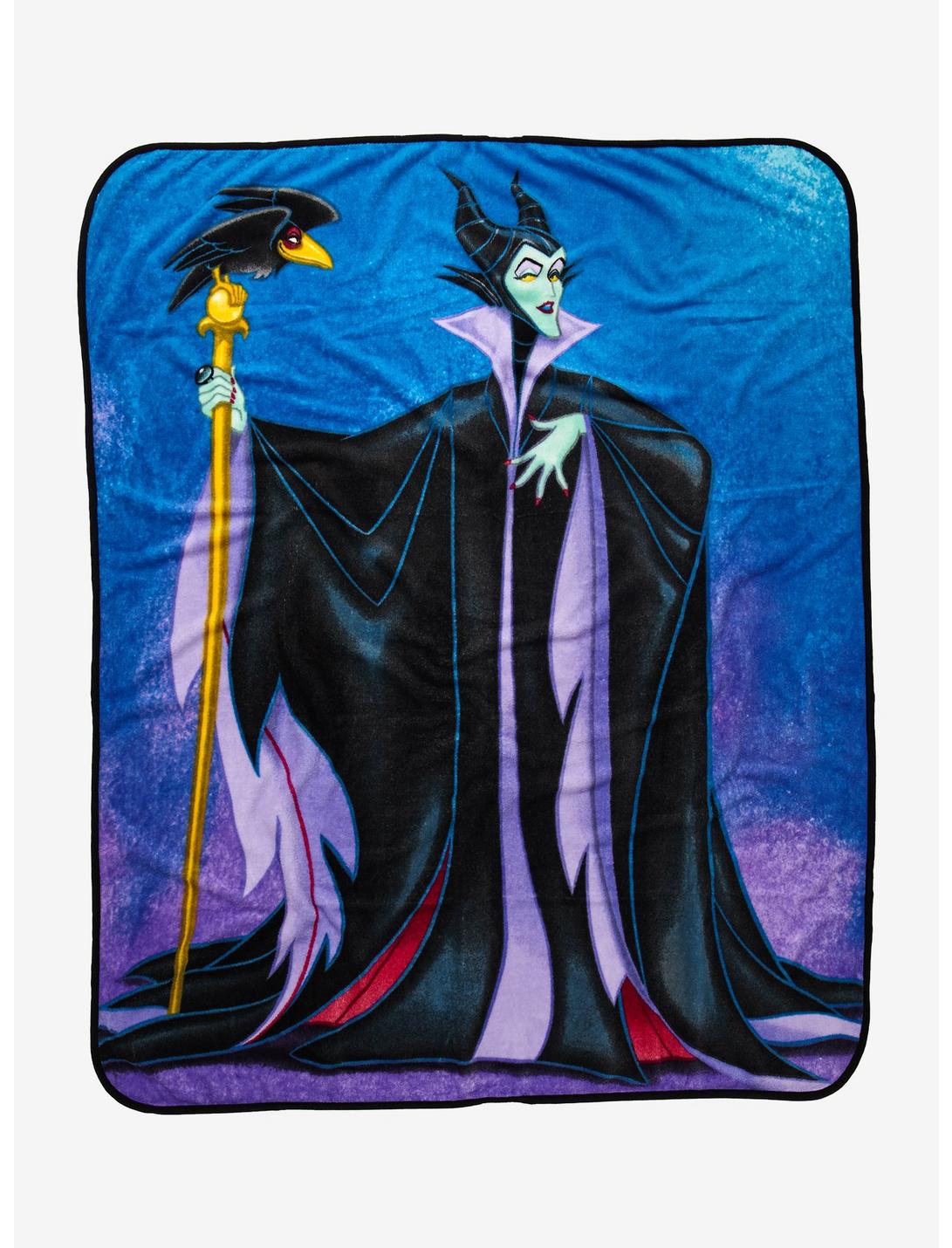 Disney Villains Maleficent & Diablo Throw Blanket, , hi-res