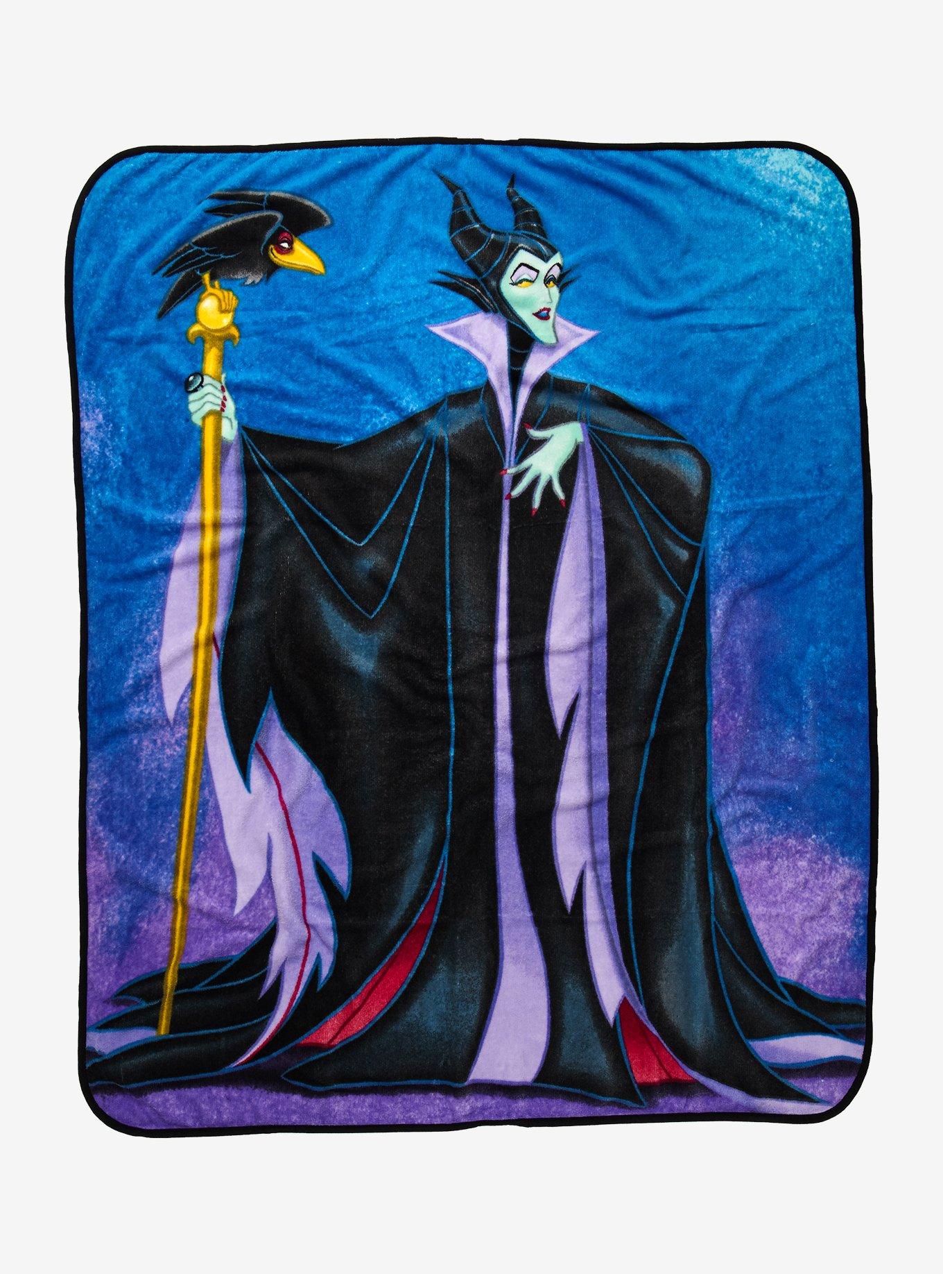 Disney Villains Maleficent & Diablo Throw Blanket, , hi-res