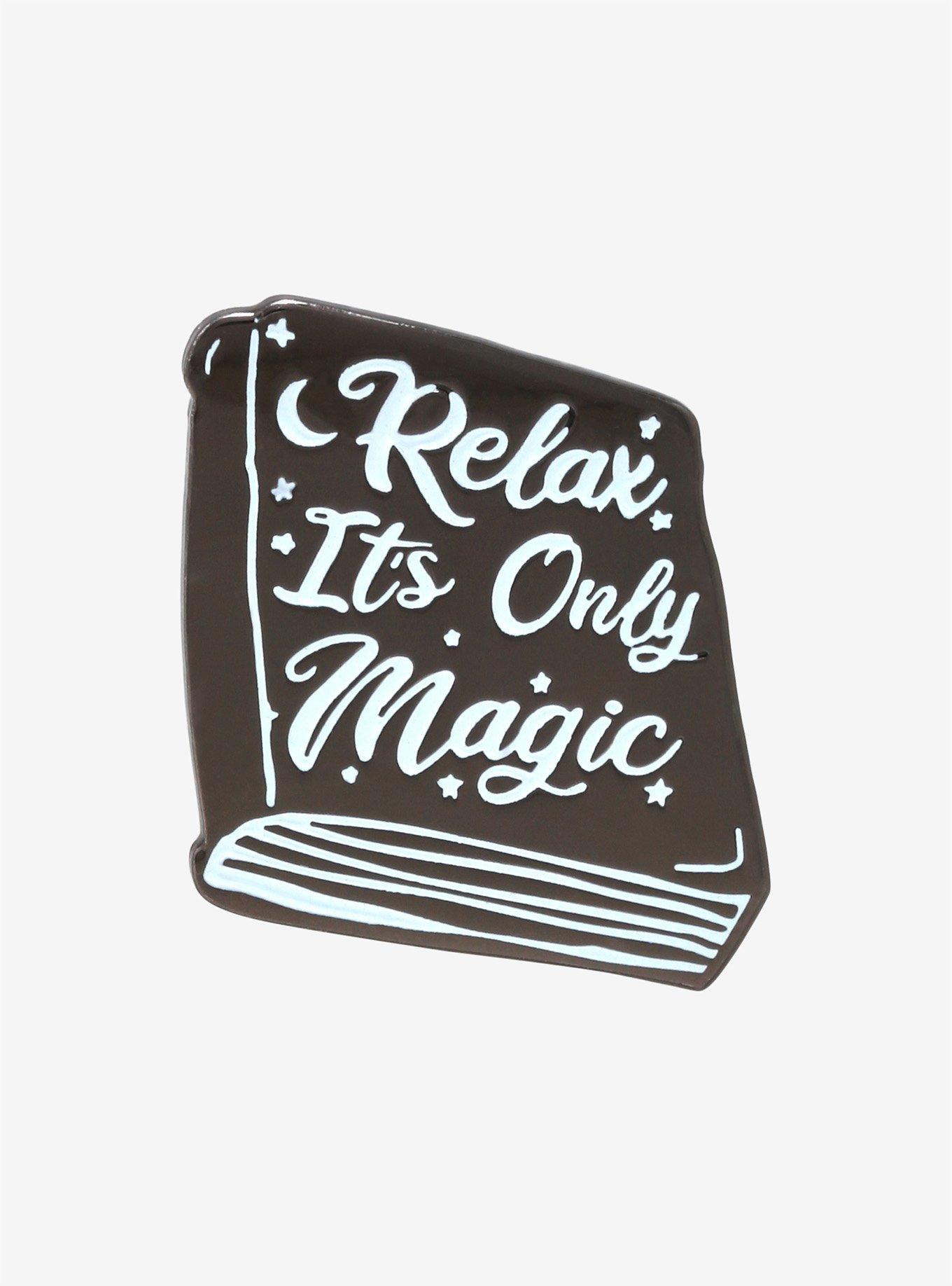 Relax Only Magic Enamel Pin, , hi-res