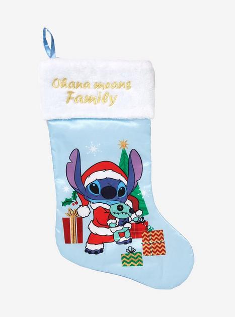 Personalized Stitch Christmas Stocking, Angel Stocking, Lilo And