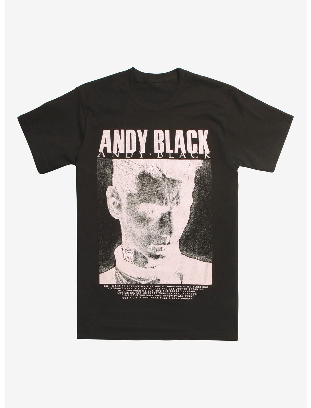 Andy Black The Martyr T-Shirt, BLACK, hi-res