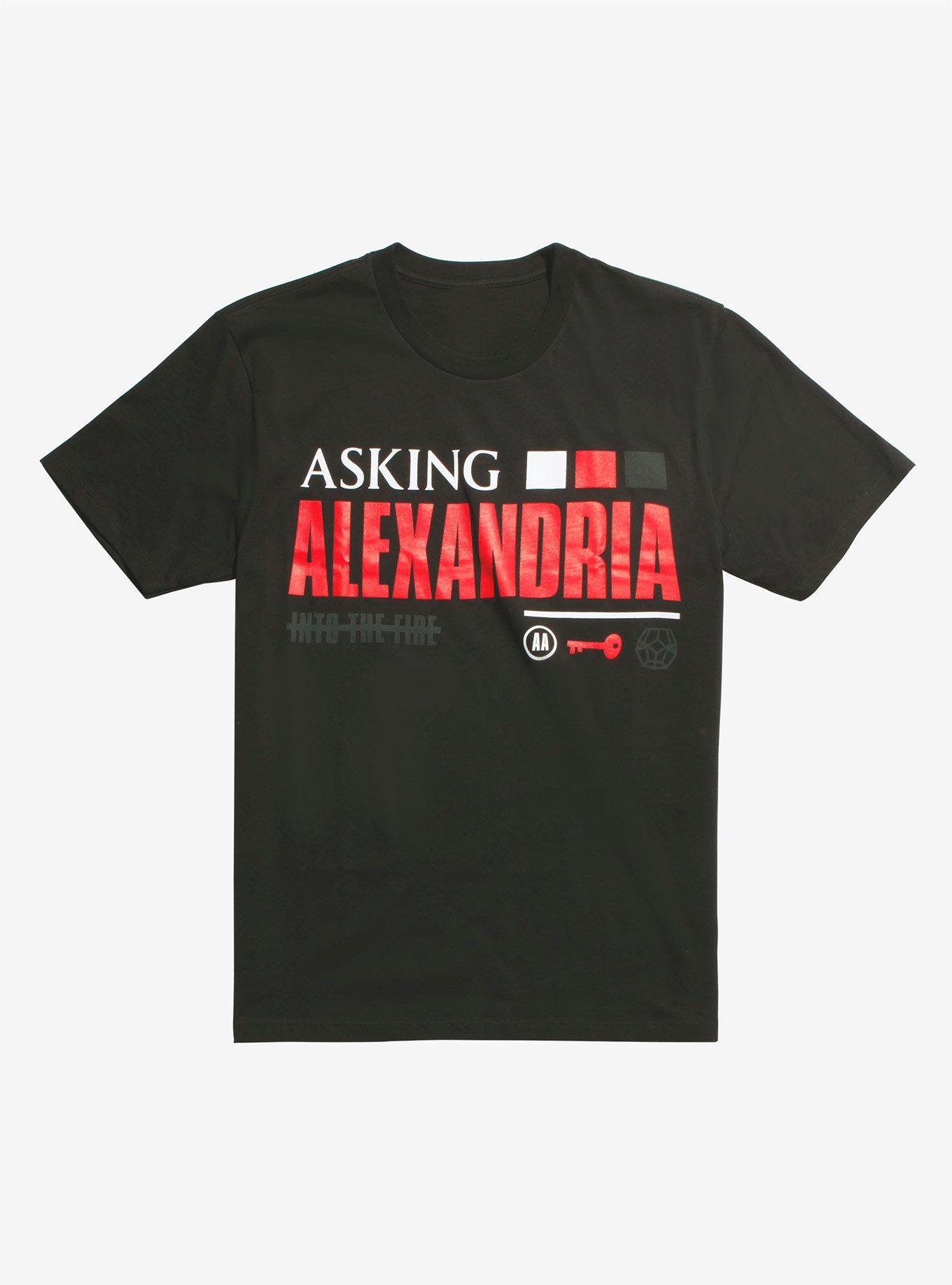 Asking Alexandria Into The Fire T-Shirt, BLACK, hi-res