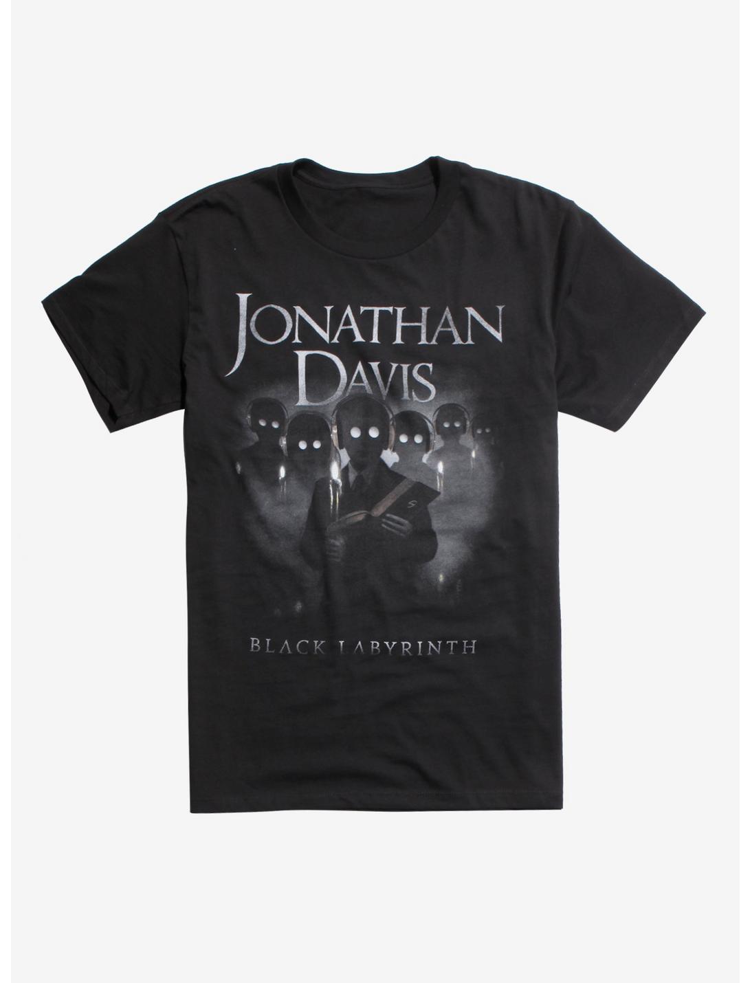 Jonathan Davis Black Labyrinth T-Shirt, BLACK, hi-res