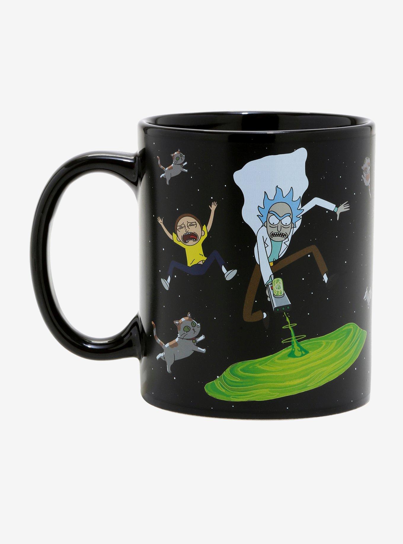 Rick And Morty Portals Mug & Coaster Set, , hi-res