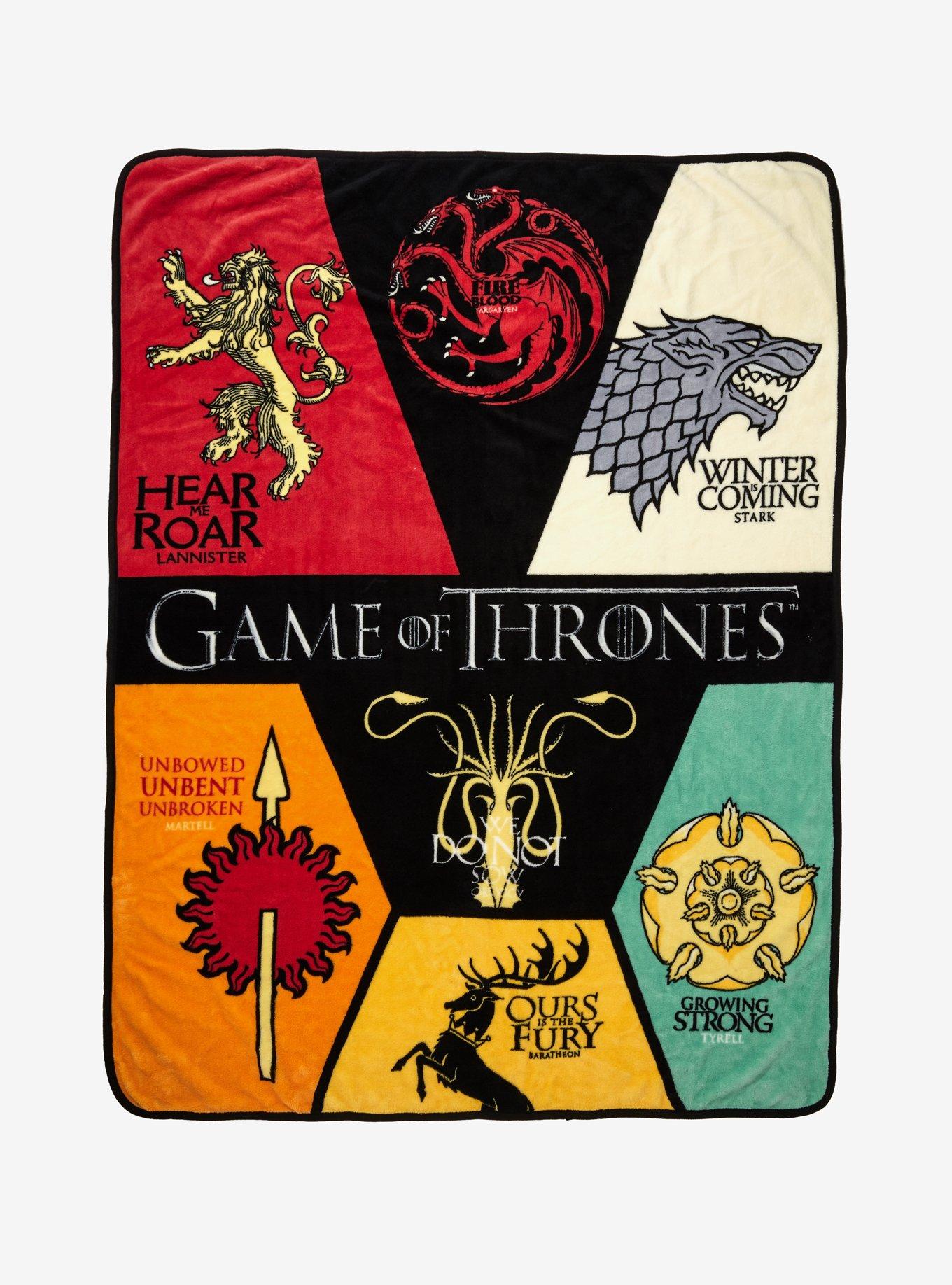 Game Of Thrones House Sigil Throw Blanket