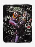 DC Comics The Joker Laughing Plush Throw, , hi-res