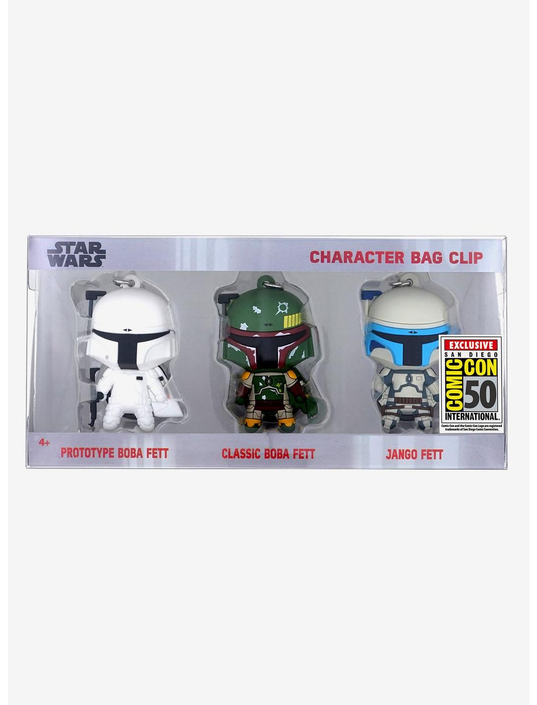 Star Wars Bounty Hunter Figural Key Chain Set 2019 Summer Convention Exclusive, , hi-res