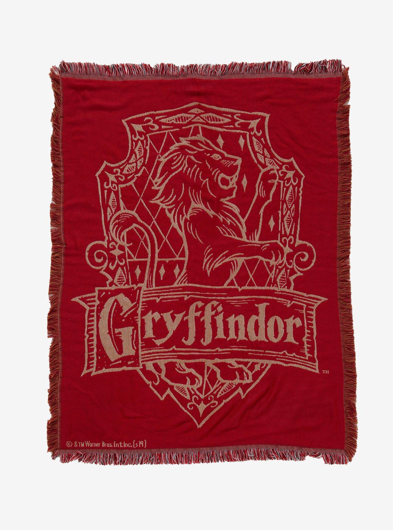 Harry Potter Gryffindor Tapestry Throw Blanket - BoxLunch Exclusive, , hi-res