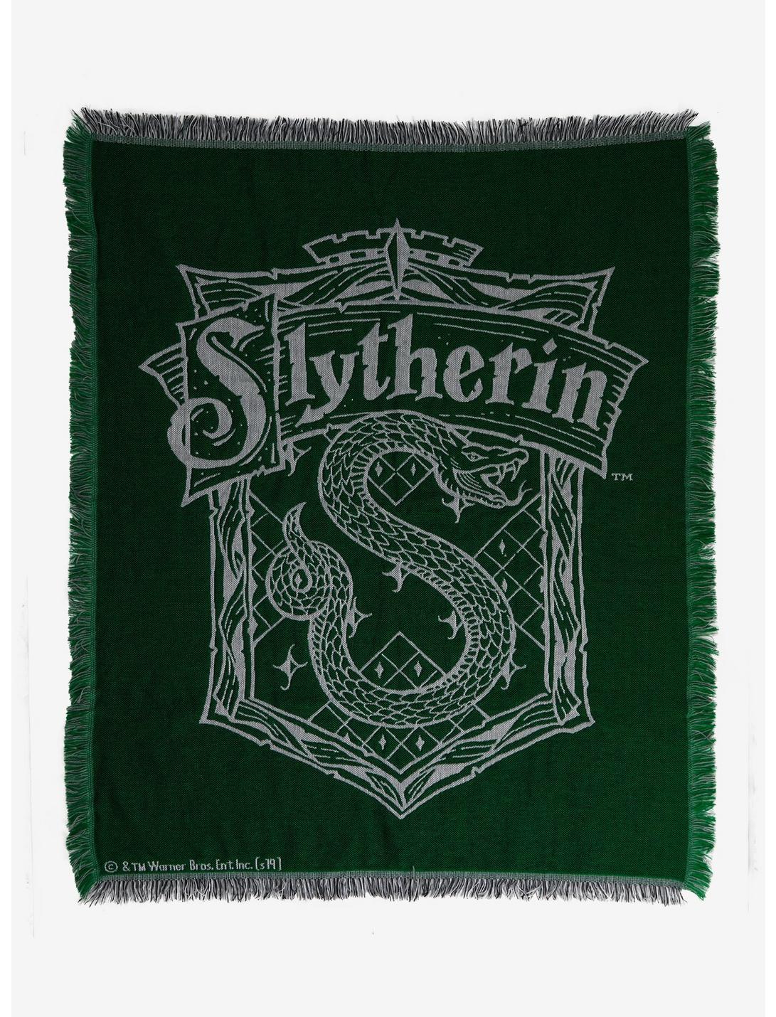 Harry Potter Slytherin Tapestry Throw Blanket - BoxLunch Exclusive, , hi-res