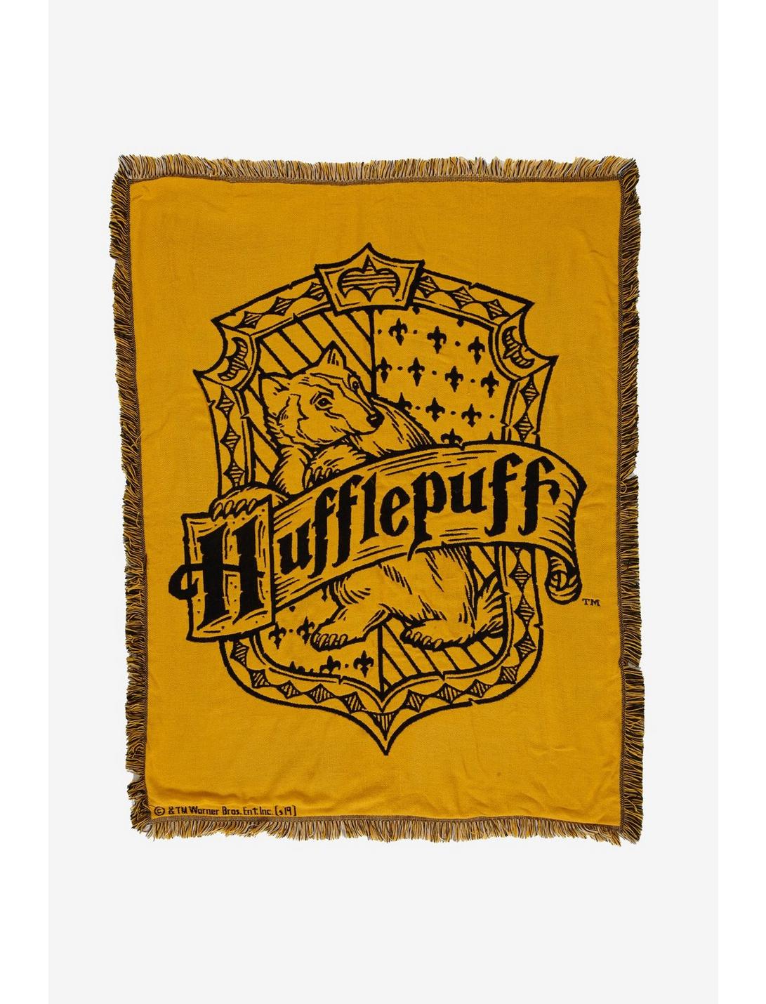 Harry Potter Hufflepuff Tapestry Throw Blanket - BoxLunch Exclusive, , hi-res