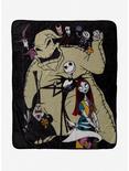 Disney The Nightmare Before Christmas Characters Throw - BoxLunch Exclusive, , hi-res