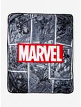 Marvel Comics Logo Throw - BoxLunch Exclusive, , hi-res