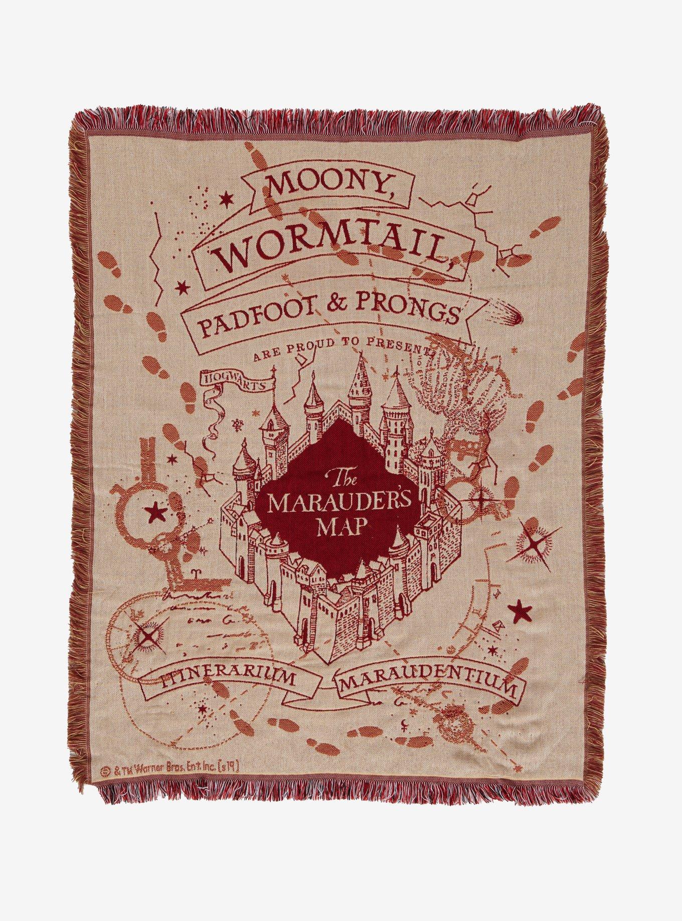 Harry potter discount marauders map blanket