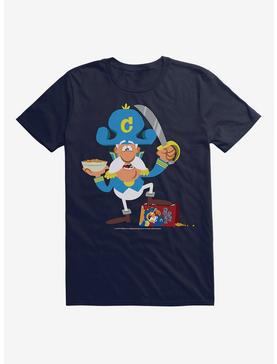 Cap'n Crunch Cereal Box T-Shirt, NAVY, hi-res