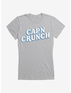 Cap'n Crunch Name Logo Girls T-Shirt, HEATHER, hi-res