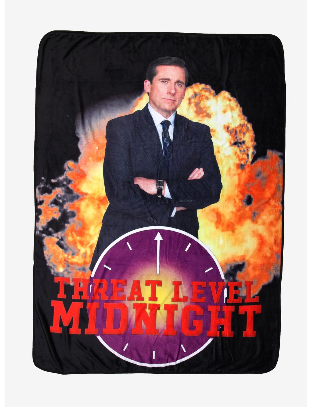 The Office Threat Level Midnight Throw Blanket, , hi-res