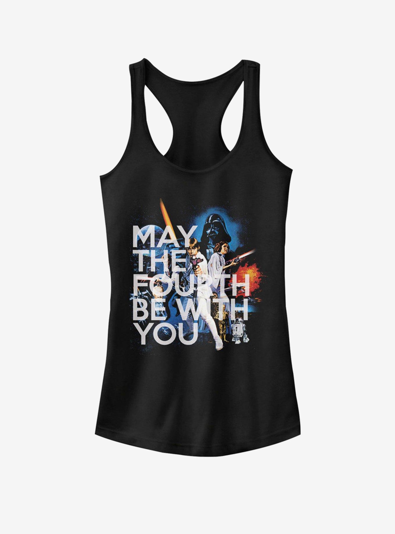 Star Wars Original May the Fourth Girls Tank Top, BLACK, hi-res