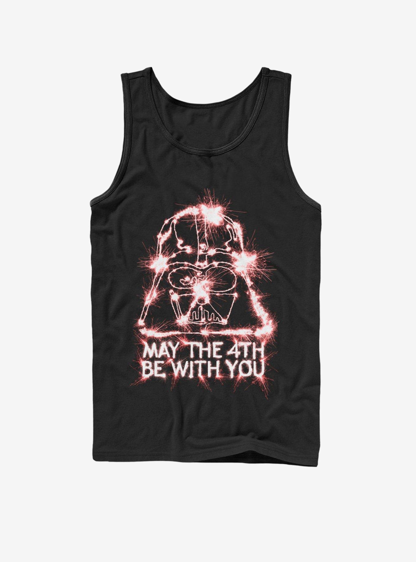 Star Wars Sparkler May the Fourth Tank Top, BLACK, hi-res