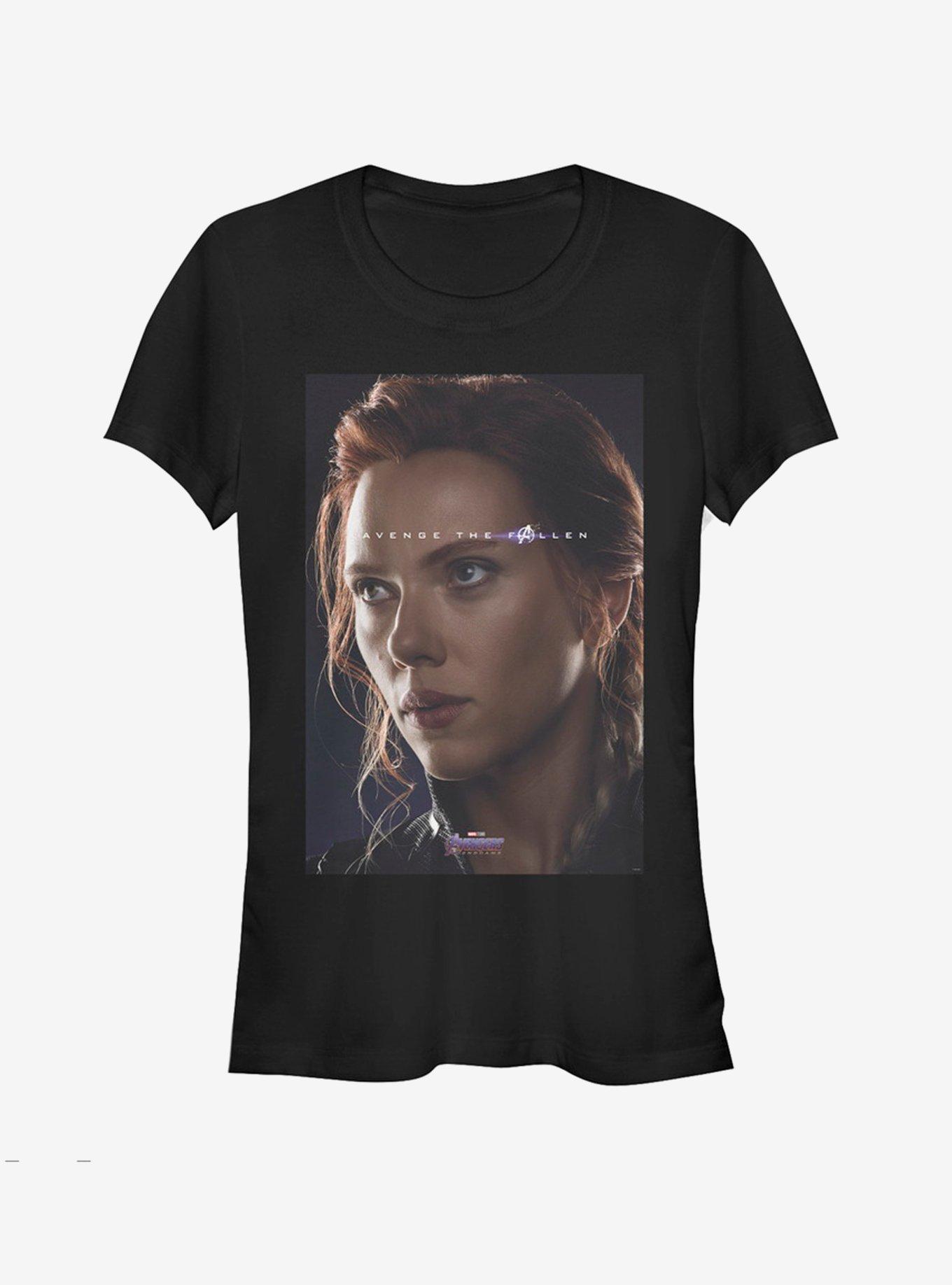Marvel Avengers Endgame Widow Avenge Girls T-Shirt, BLACK, hi-res