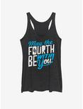Star Wars May the Fourth Be With You Girls Tank Top, BLK HTR, hi-res