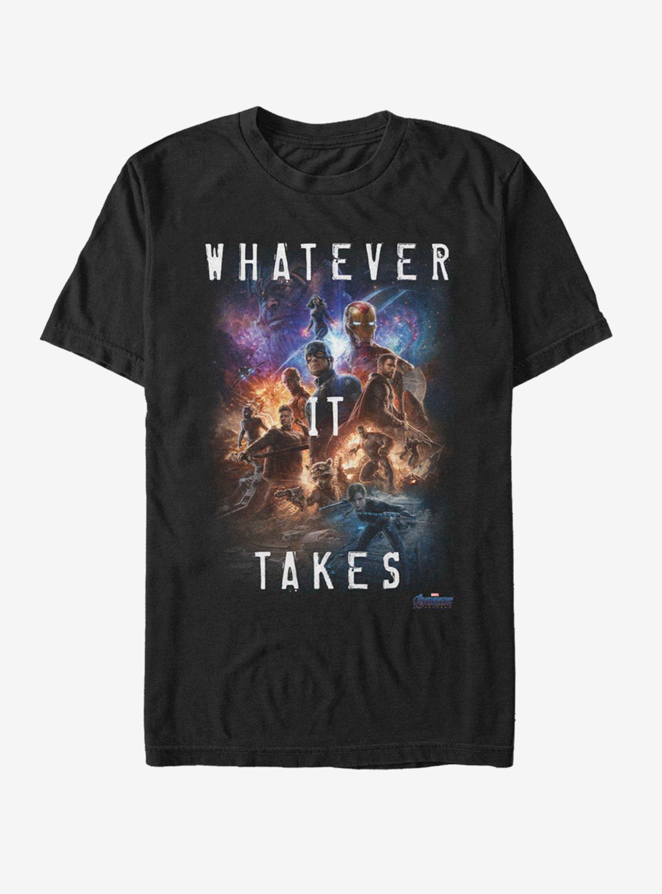 Marvel Avengers Endgame Whatever it Takes T-Shirt, BLACK, hi-res