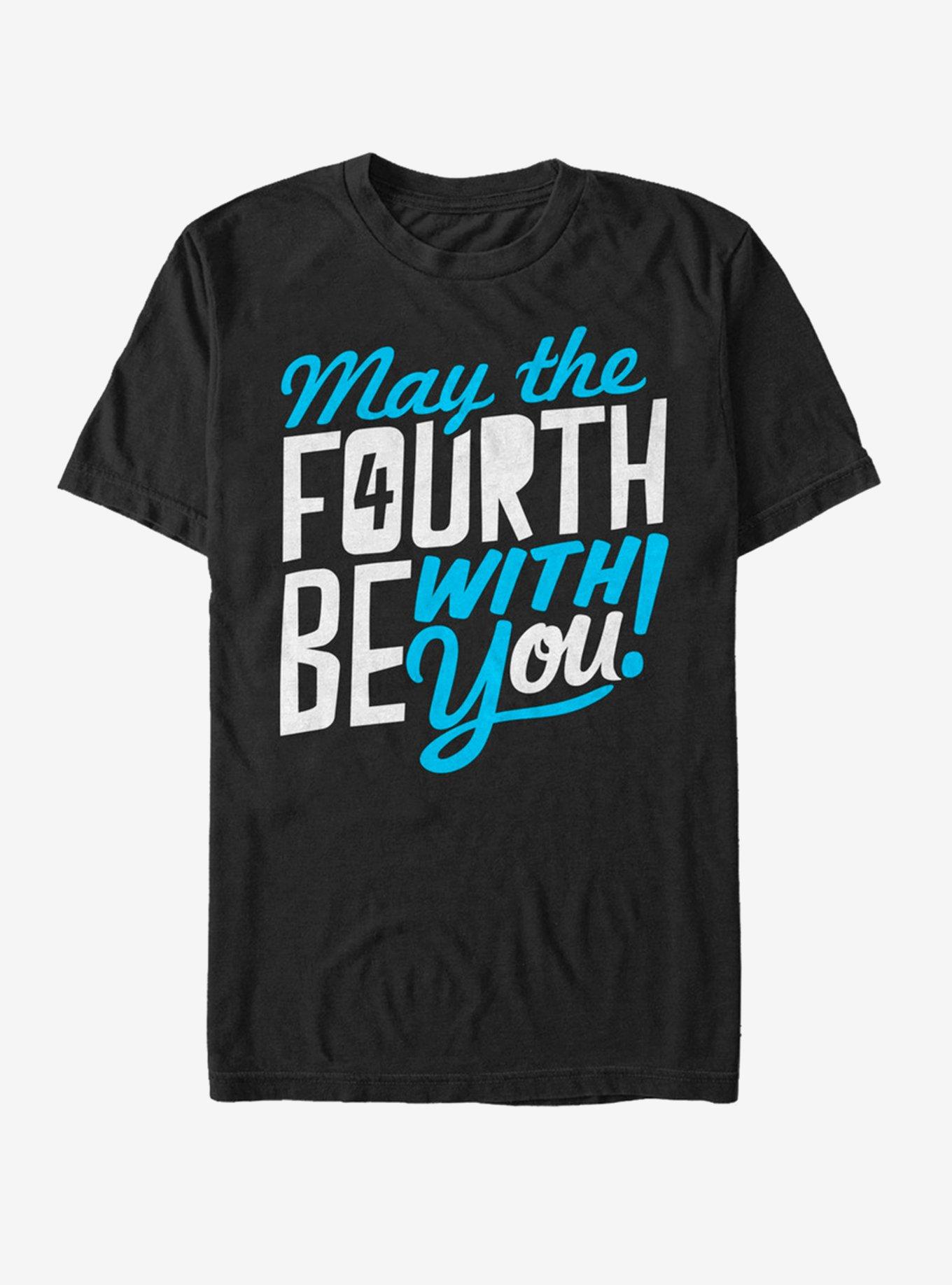 Star Wars May the Fourth Be With You T-Shirt, BLACK, hi-res