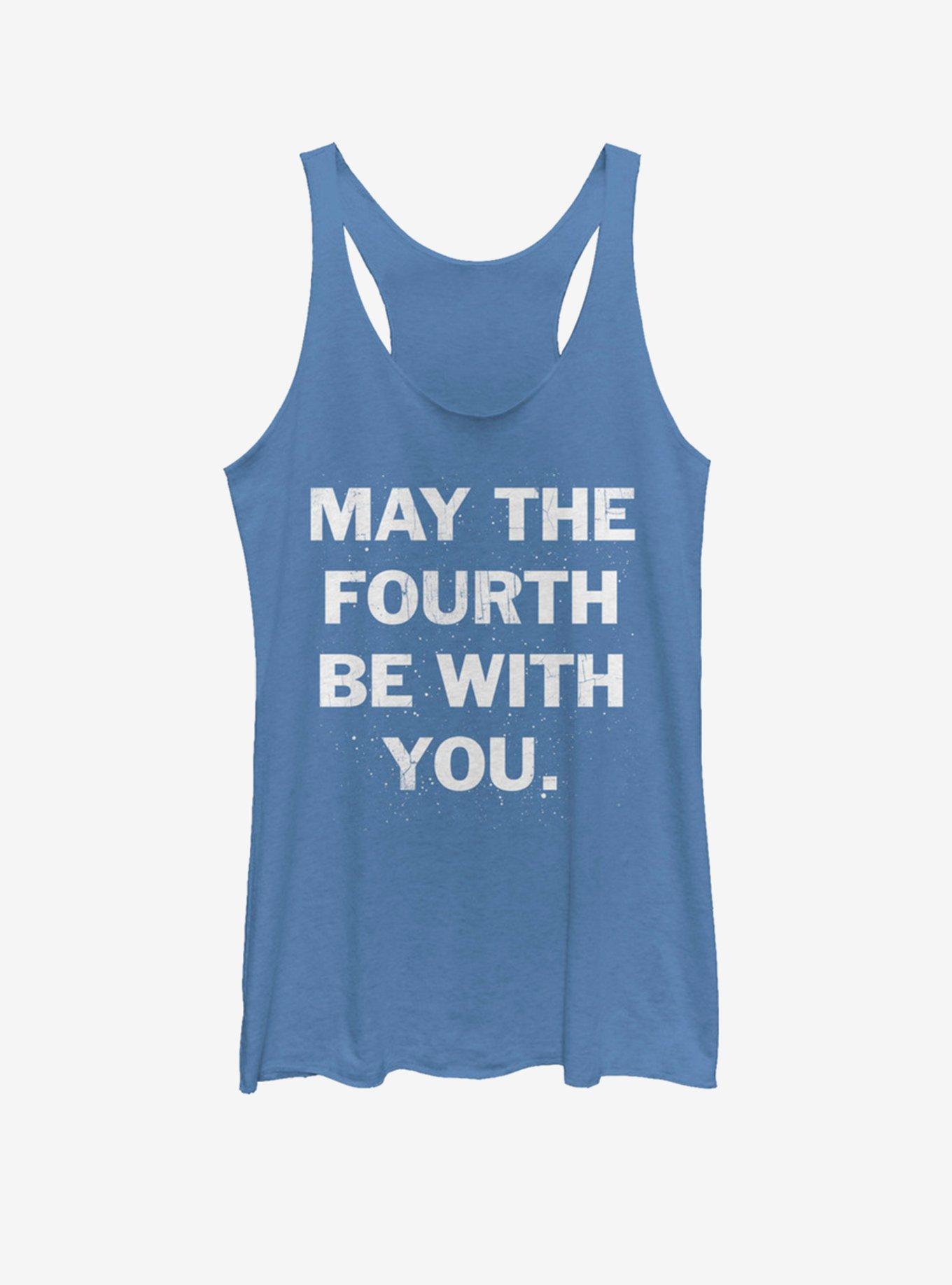 Star Wars May the Fourth Girls Tank Top, ROY HTR, hi-res