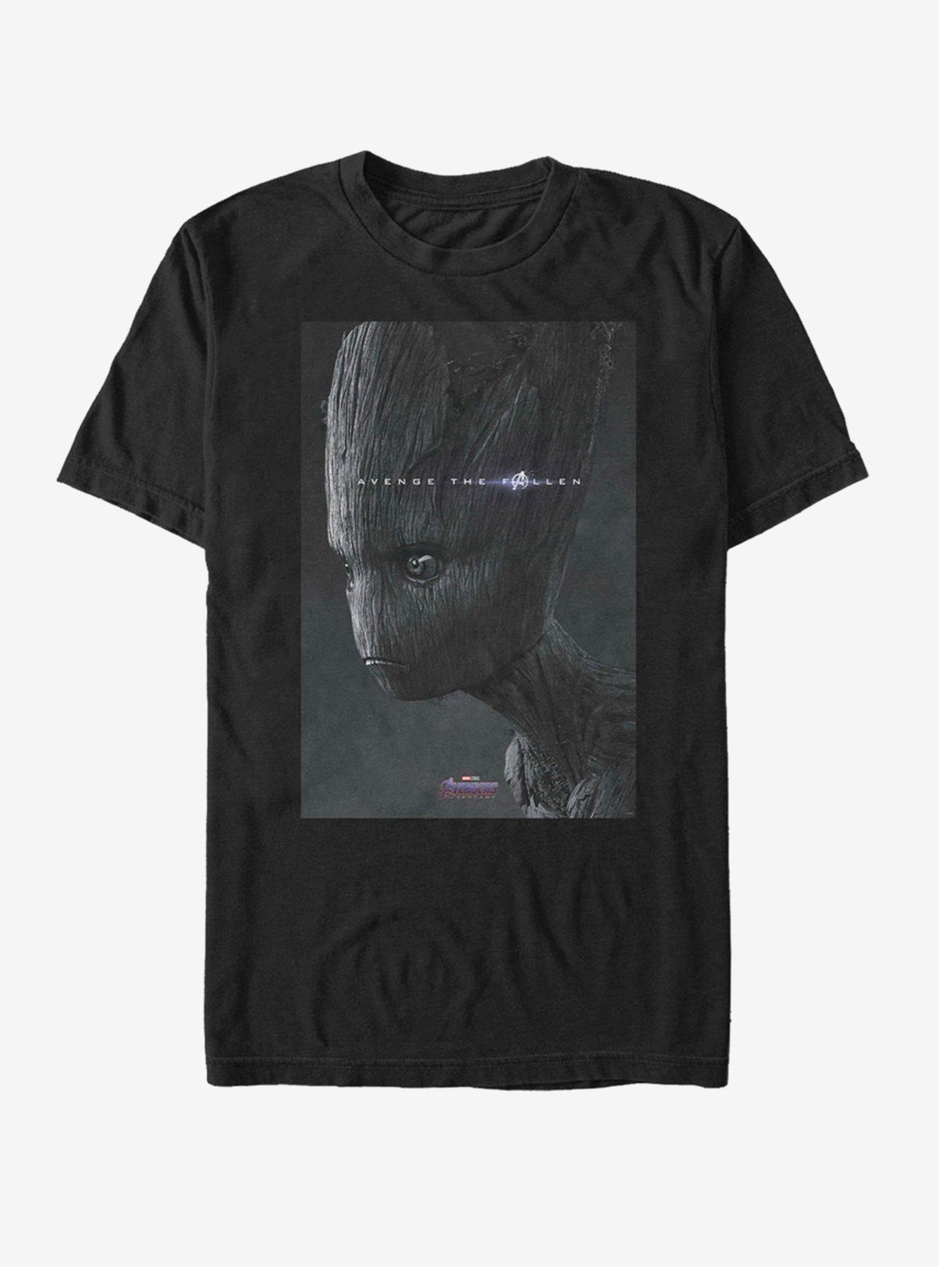 Marvel Avengers Endgame Groot Avenge T-Shirt, BLACK, hi-res