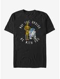 Star Wars Droid Luck May the Fourth T-Shirt, BLACK, hi-res