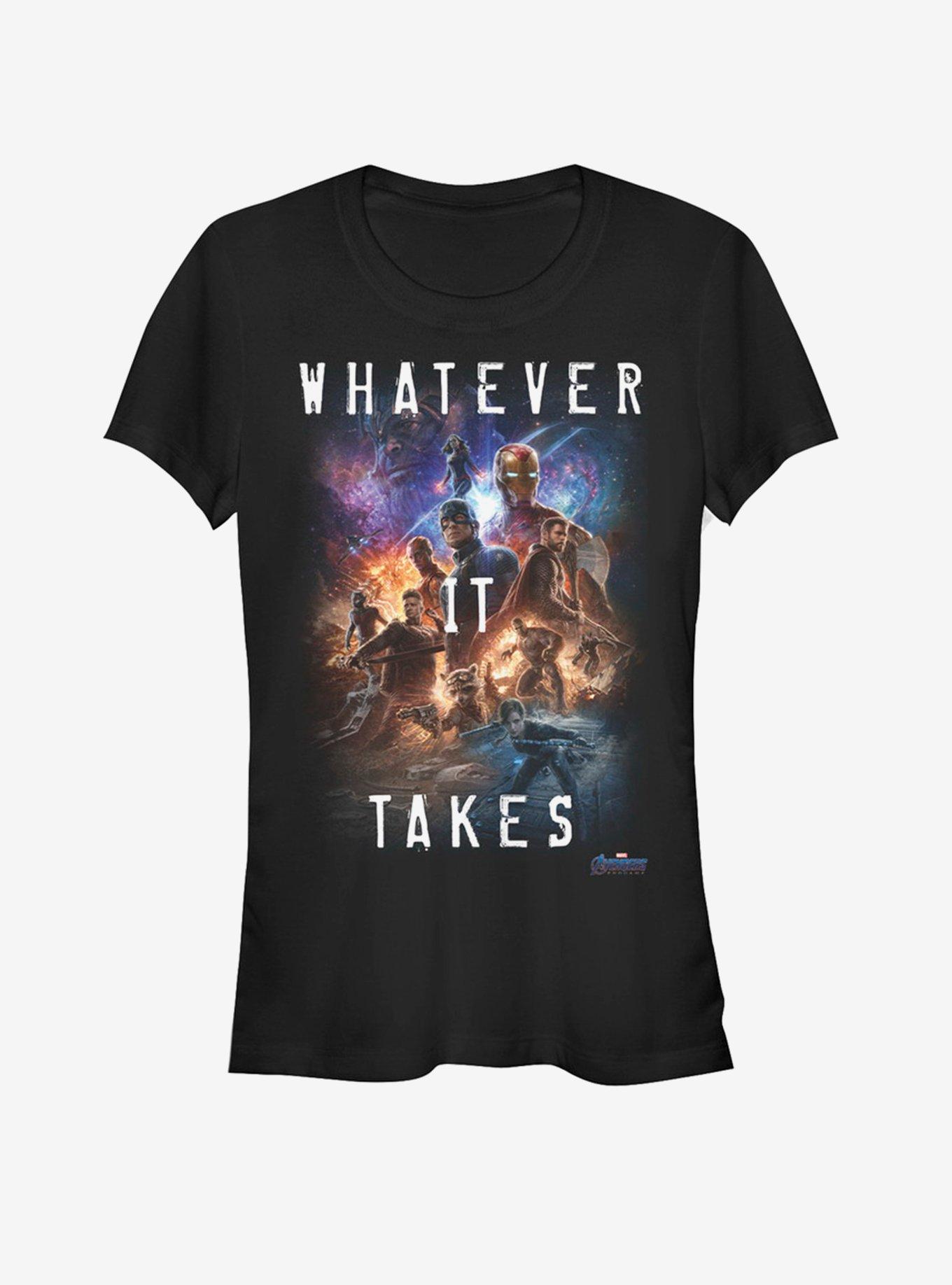 Marvel Avengers Endgame Whatever it Takes Girls T-Shirt, BLACK, hi-res