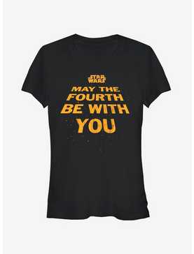 Star Wars May the Fourth Title Girls T-Shirt, , hi-res