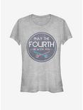 Star Wars May The Fourth Circle Girls T-Shirt, ATH HTR, hi-res
