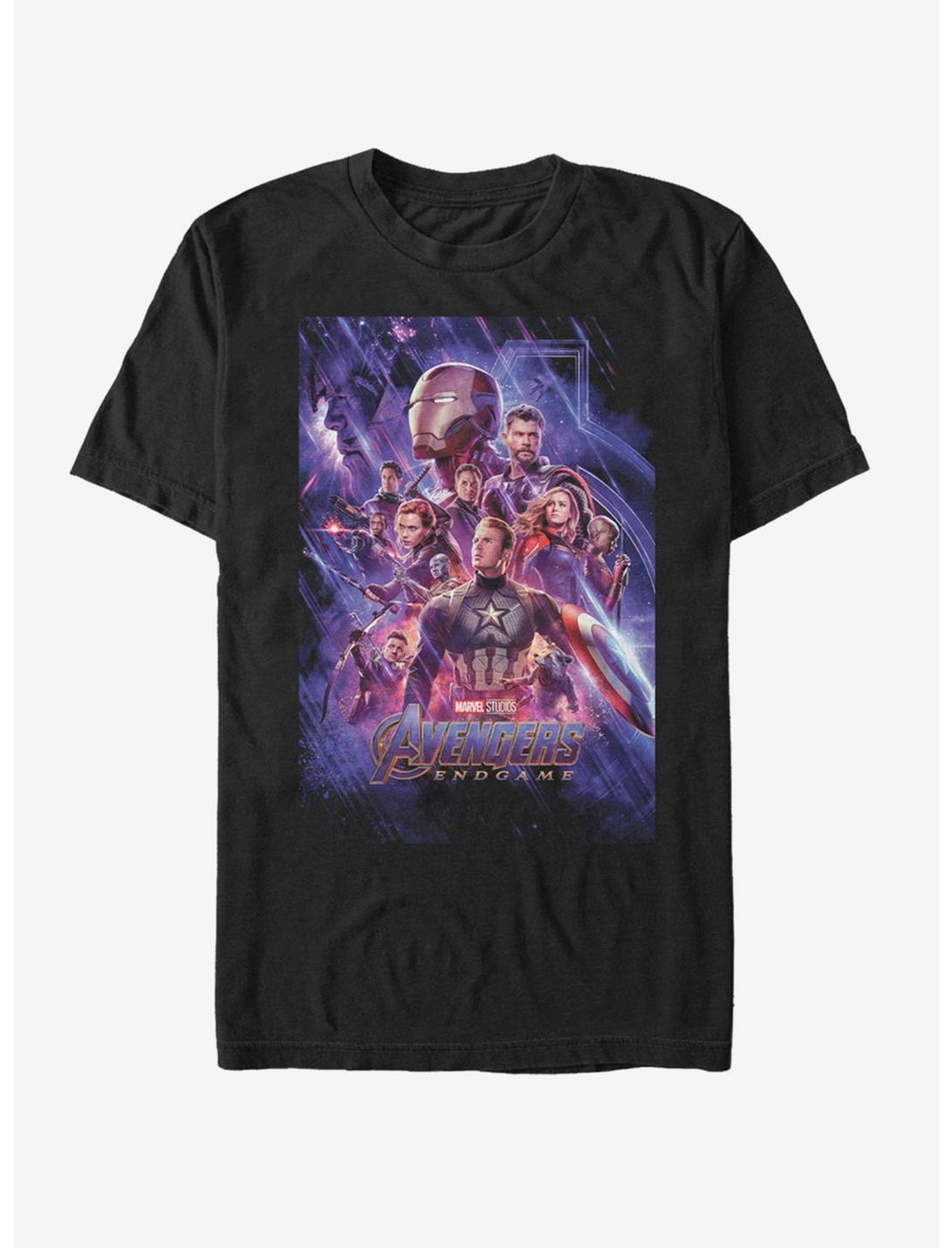 Marvel Avengers Endgame Avengers Poster T-Shirt, BLACK, hi-res